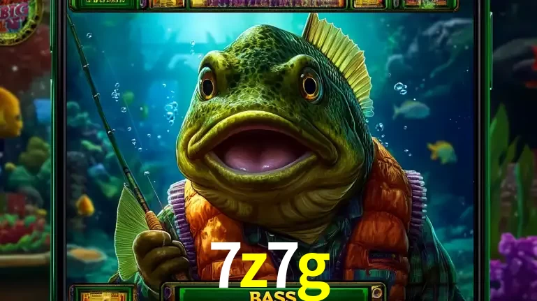 Personagem de peixe pescador do popular jogo de slot com tema de pescaria, uma das emocionantes opções de caça-níqueis para jogar e ganhar no cassino 7z7g.